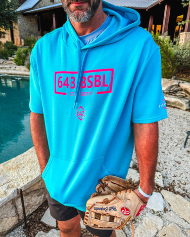 643 BASEBALL SHORT SLEEVE YOUTH HOODIE