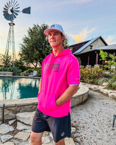 643 BASEBALL SHORT SLEEVE YOUTH HOODIE
