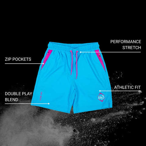 643 BASEBALL SOLID ADULT SHORTS