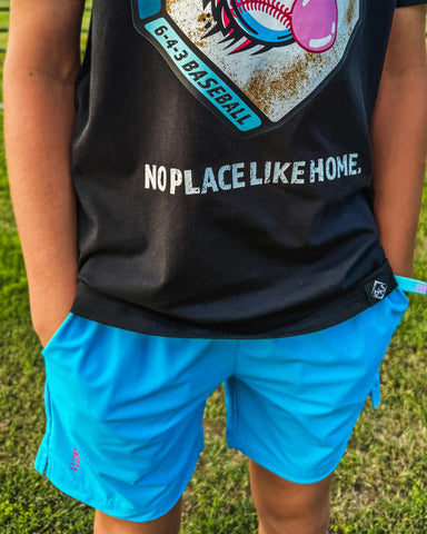 643 BASEBALL SOLID YOUTH SHORTS