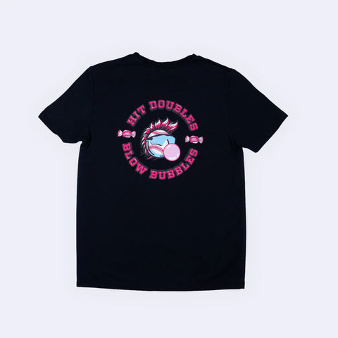 643 BASEBALL DOUBLES & BUBBLES YOUTH TEE V2