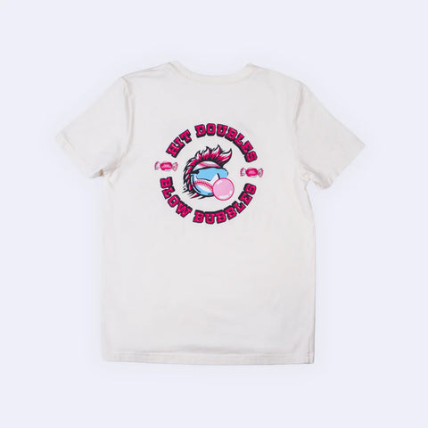 643 BASEBALL DOUBLES & BUBBLES YOUTH TEE V2