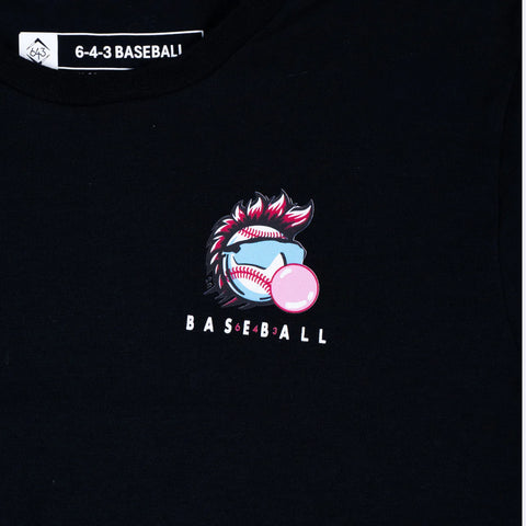 643 BASEBALL DOUBLES & BUBBLES YOUTH TEE V2