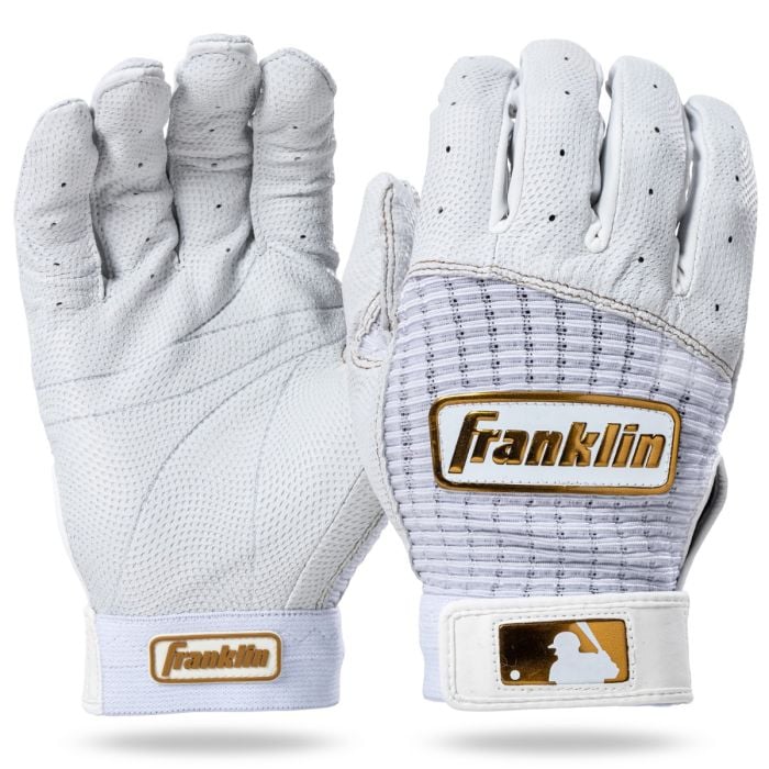 FRANKLIN ADULT PRO CLASSIC GOLD BATTING GLOVES