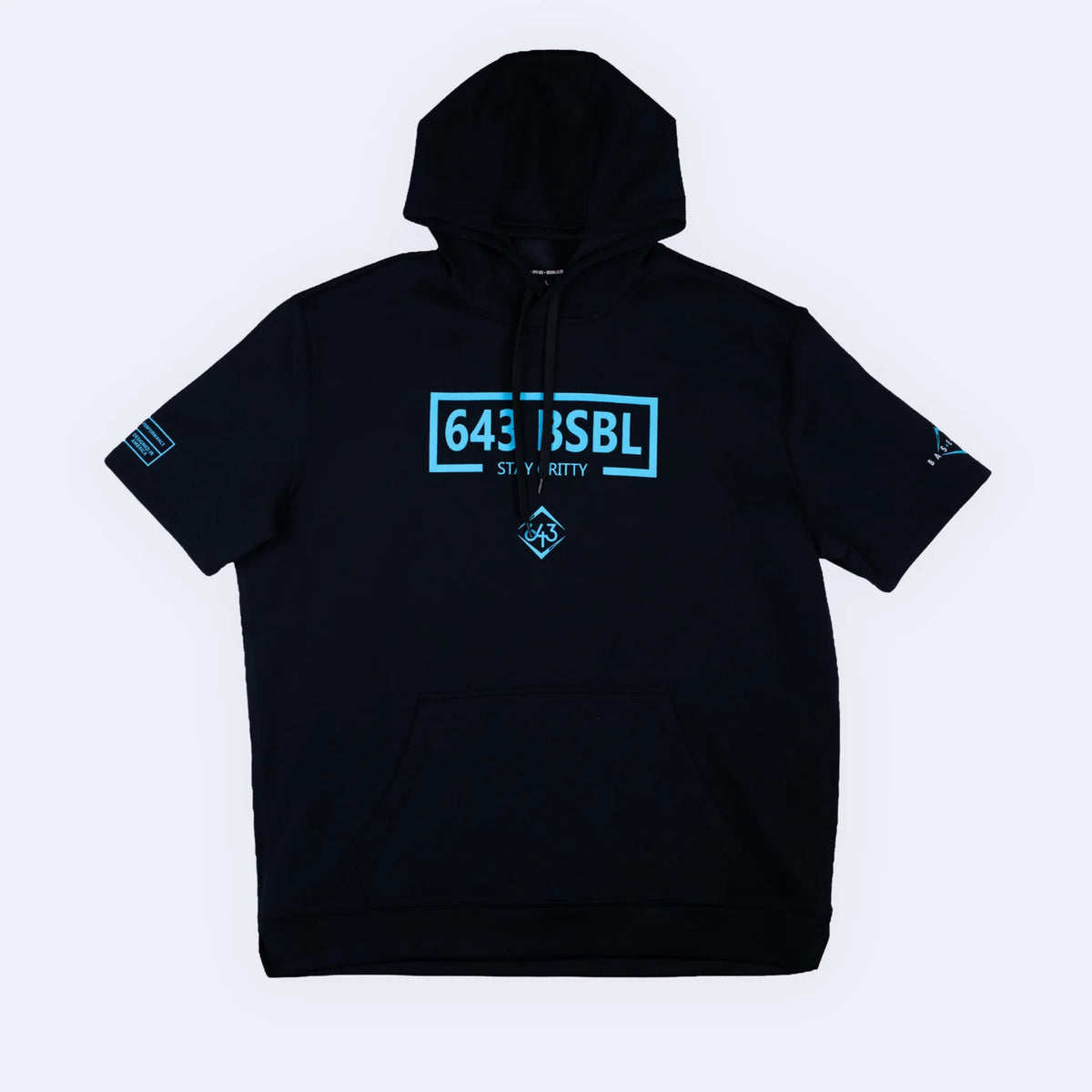 643 BASEBALL SHORT SLEEVE YOUTH HOODIE