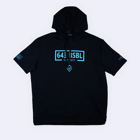643 BASEBALL SHORT SLEEVE YOUTH HOODIE