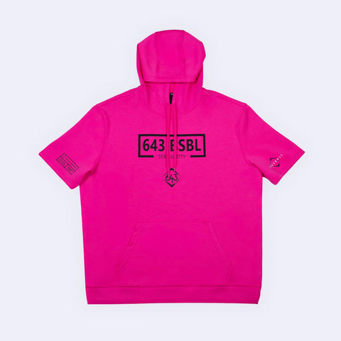 643 BASEBALL SHORT SLEEVE YOUTH HOODIE