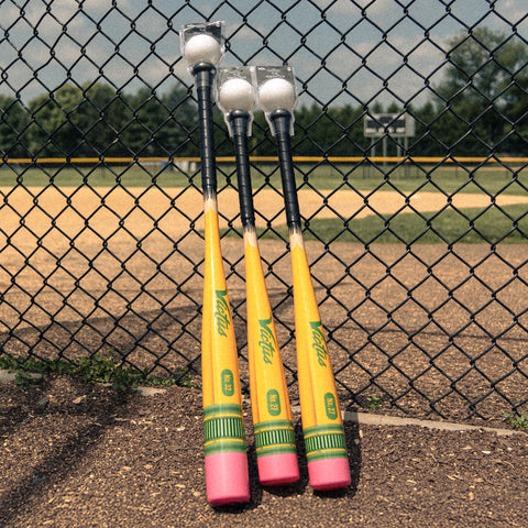 VICTUS YARDSTICK WIFFLE BALL BAT AND BALL