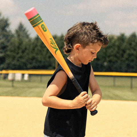 VICTUS YARDSTICK WIFFLE BALL BAT AND BALL