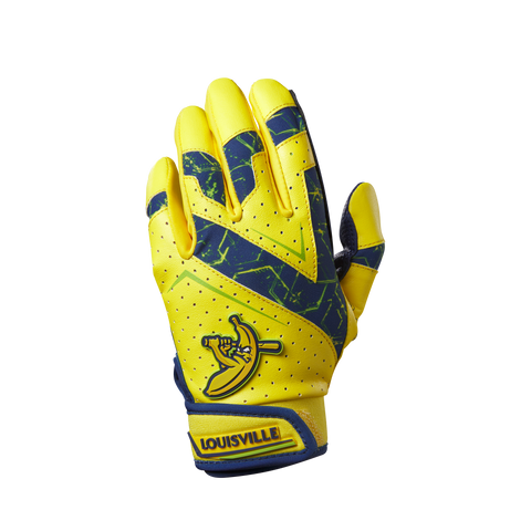 LOUISVILLE SLUGGER SAVANNA BANANAS YOUTH GENUINE V2 BATTING GLOVES