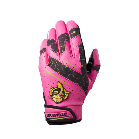 LOUISVILLE SLUGGER PARTY ANIMALS YOUTH GENUINE V2 BATTING GLOVES