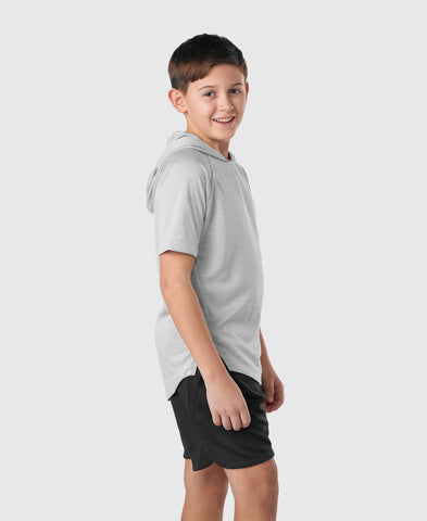 EVOSHIELD YOUTH LIGHTWEIGHT SHORT SLEEVE HOODIE 2.0