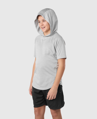 EVOSHIELD YOUTH LIGHTWEIGHT SHORT SLEEVE HOODIE 2.0