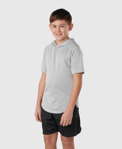 EVOSHIELD YOUTH LIGHTWEIGHT SHORT SLEEVE HOODIE 2.0