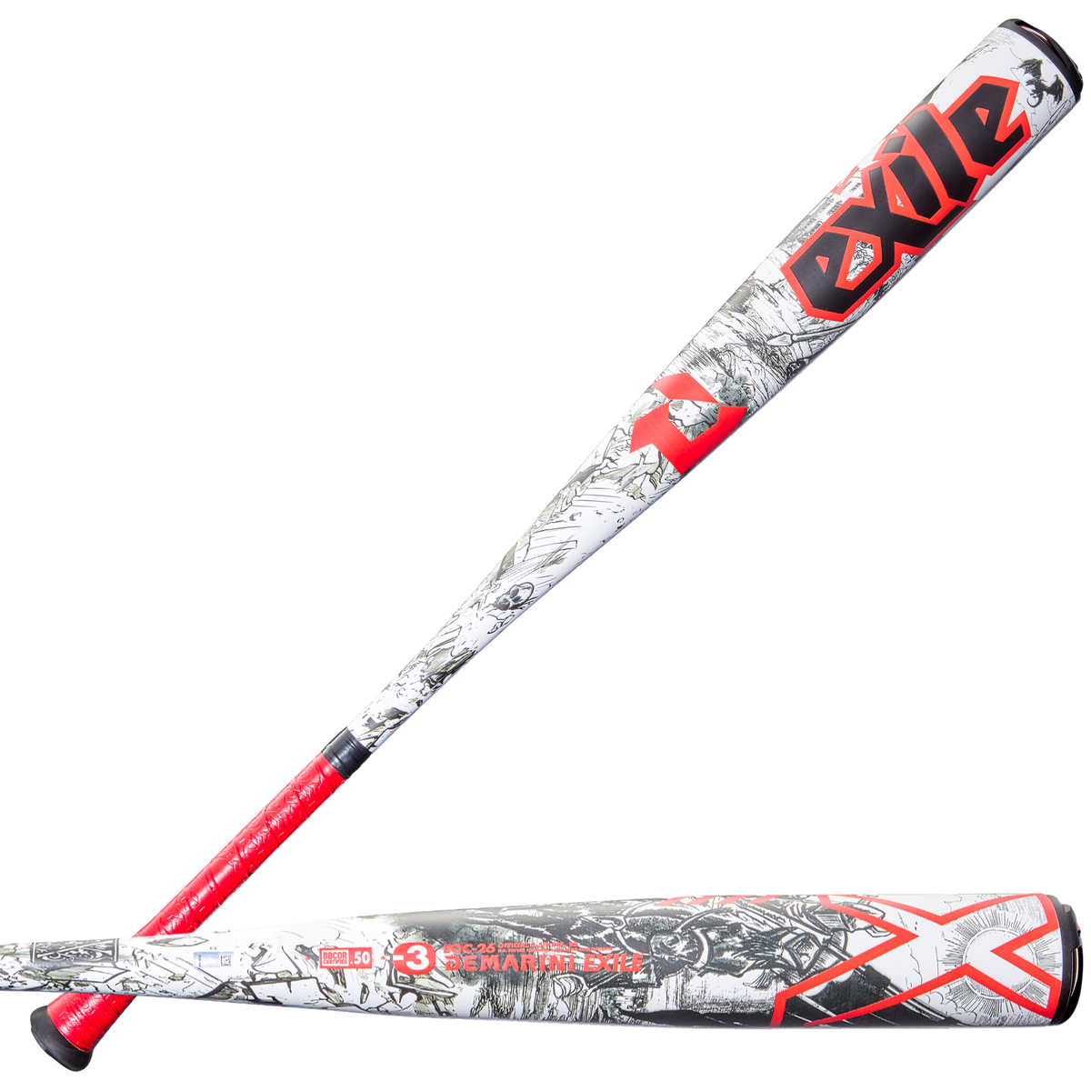 DEMARINI 2026 EXILE™ (-3) BBCOR BASEBALL BAT