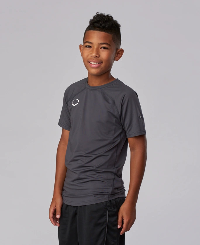 EVOSHIELD YOUTH PRO TEAM TRAINING TEE