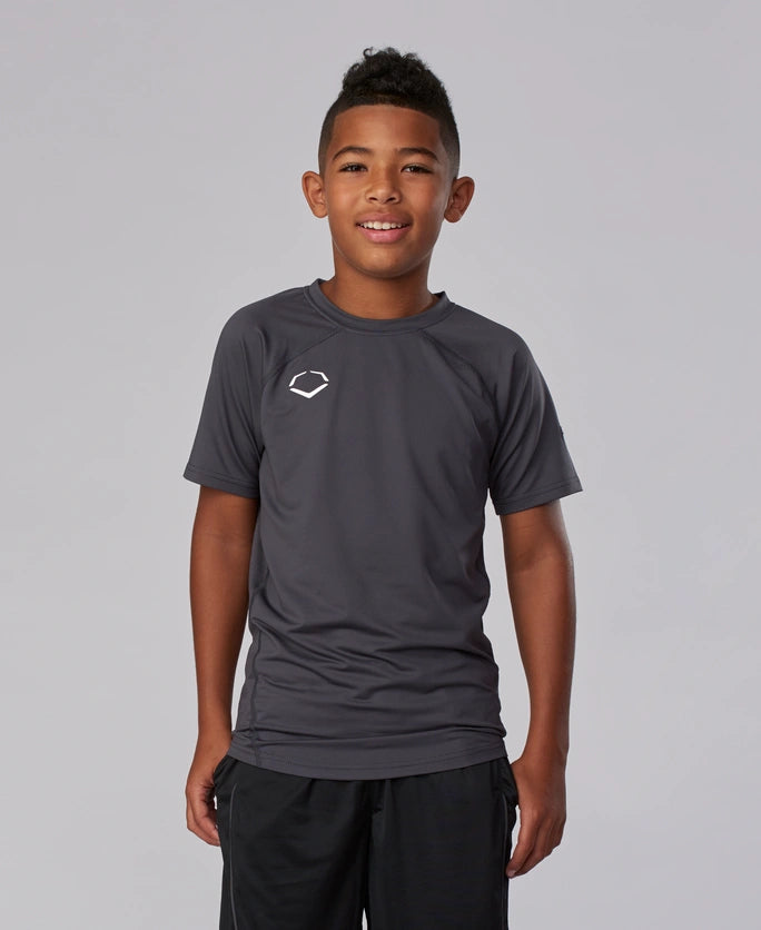 EVOSHIELD YOUTH PRO TEAM TRAINING TEE