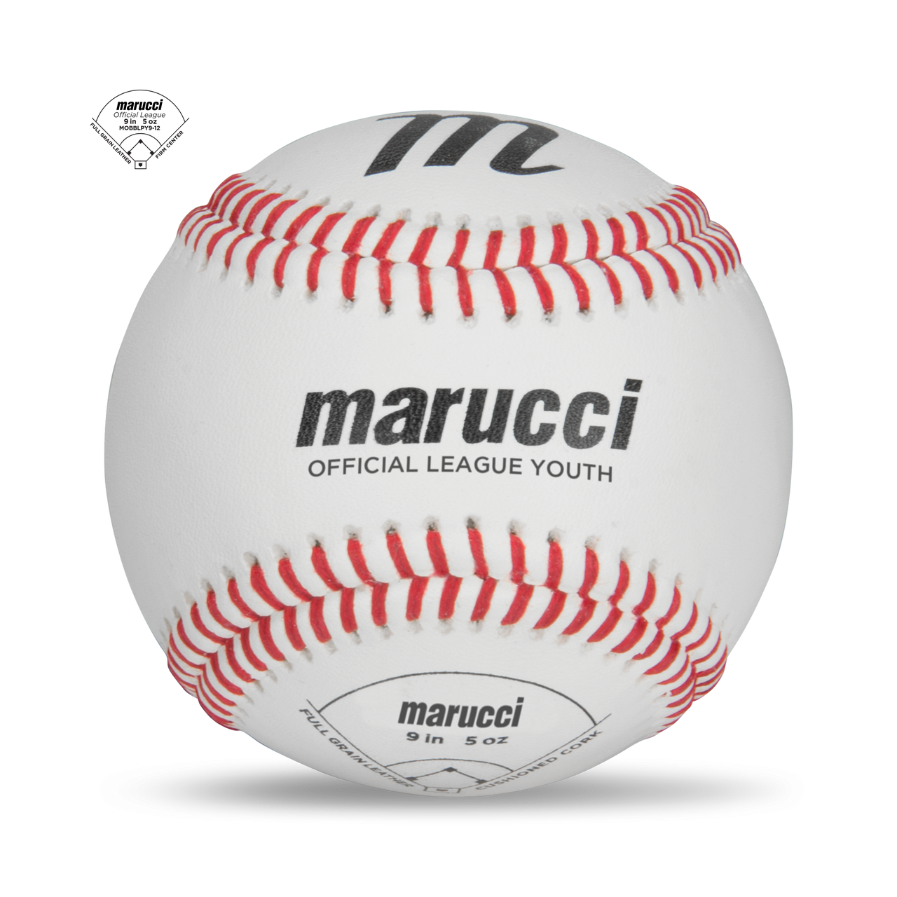 Magecci MARUCCI YOUTH OFFICIAL LEAGUE GAME BASEBALL - 12 PACK | Red Stitch Sports