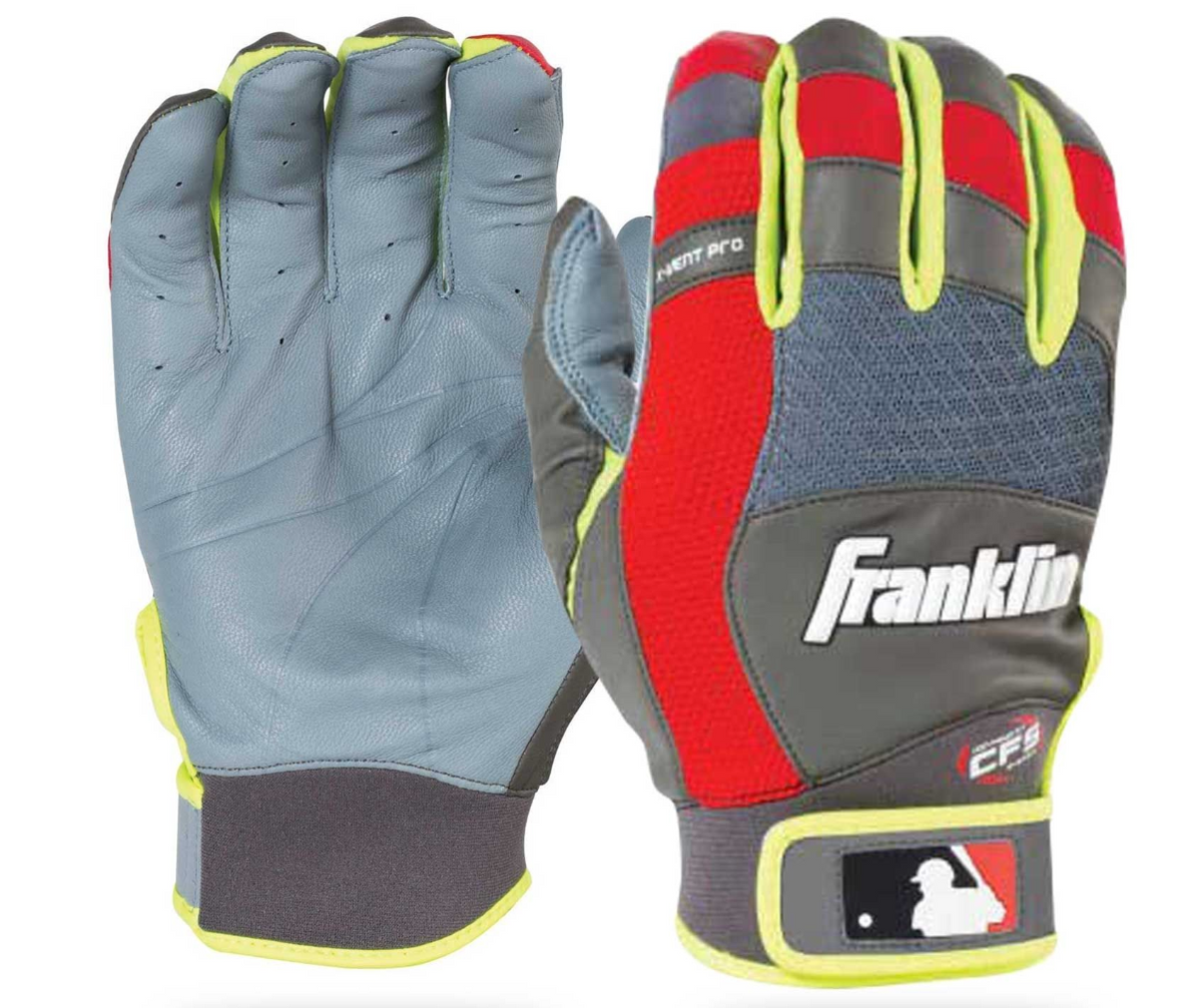 FRANKLIN ADULT X-VENT PRO BATTING GLOVES