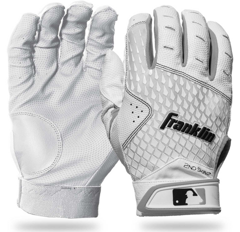 FRANKLIN YOUTH 2ND-SKINZ BATTING GLOVES