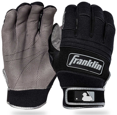 FRANKLIN YOUTH ALL WEATHER PRO BASEBALL BATTING GLOVES