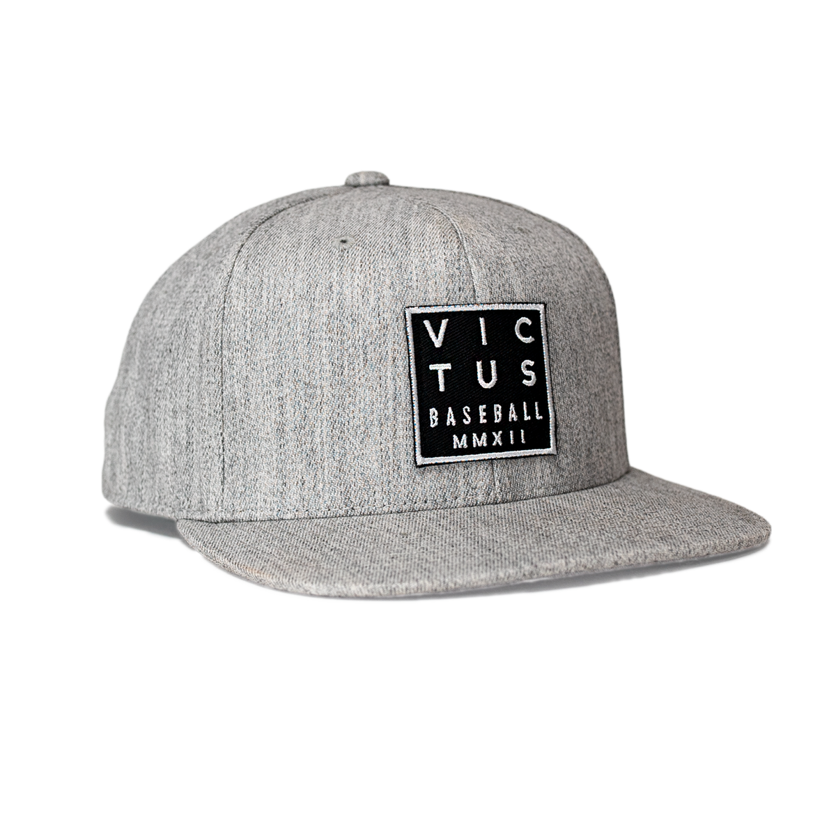 VICTUS GREY "FOUR CORNERS" SNAPBACK HAT