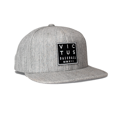 VICTUS GREY "FOUR CORNERS" SNAPBACK HAT