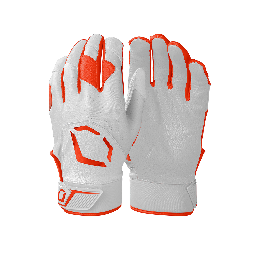 EvoShield Adult Speed Stripe Gel To Shell Batting Gloves, Black/Gray/White, Size M