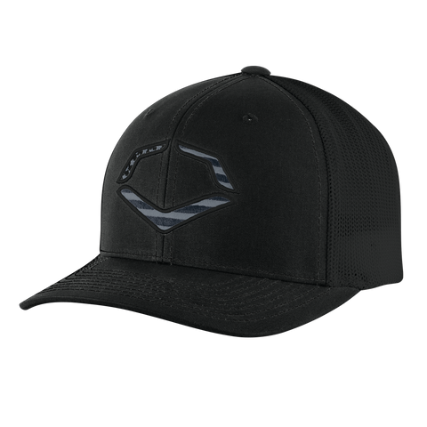 EVOSHIELD USA FLEXFIT TRUCKER HAT