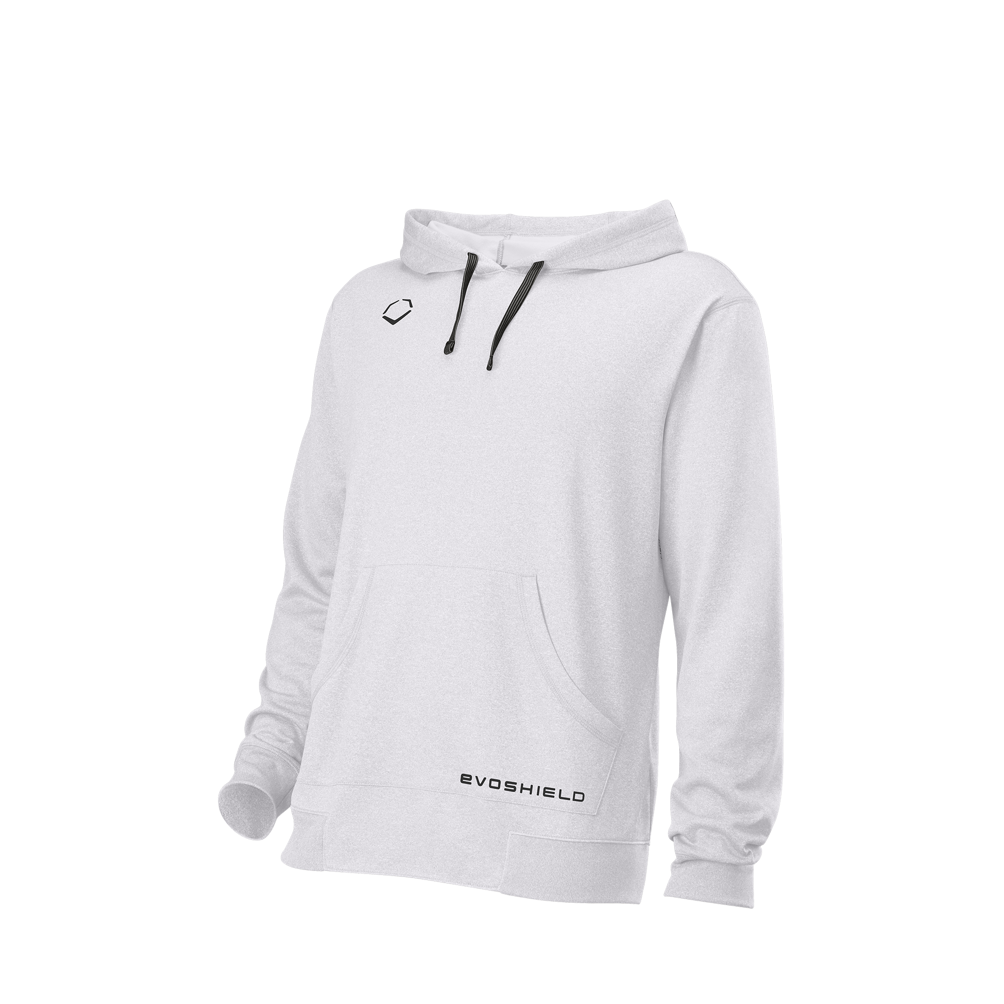 EVOSHIELD ADULT PRO TEAM FLEECE HOODIE WHITE ADULT SMALL