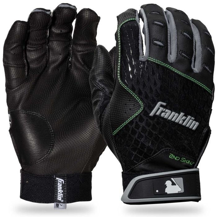 FRANKLIN YOUTH 2ND-SKINZ BATTING GLOVES